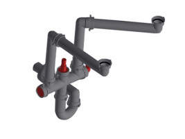 FRANKE Příslušenství 112.0624.484 F3L odtokové spojení pro úsporu místa NEW