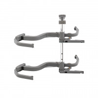 K-VIBO FLY 3.0 GALAXY, rohové police, uchycení, šedá, P, 600/655-705