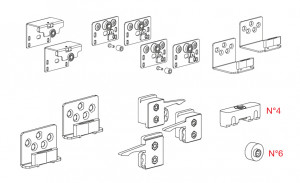 TERNO Frontalino sada pro 3 dveře K.1092.3