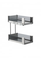 VIBO Essence, spodní koš, 400mm, šedá, pravolevá