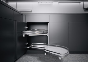 K-KES LeMans II, police a uchycení, Arena Style, bílá/chrom, P, 500/720-900