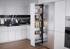 K-KES Dispensa, potravinová skříň, Arena Style, antracit, 450/900-1300