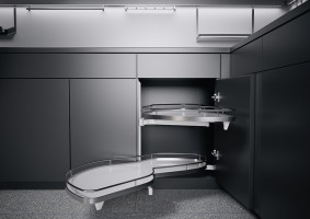 K-KES LeMans II, police a uchycení, Arena Classic, bílá/chrom, L, 500/min 1265