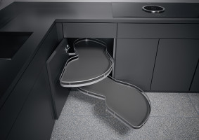 K-KES LeMans II, police a uchycení, Arena Classic, šedá/stříbrná, P, 400/600-750