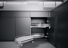 K-KES LeMans II, police a uchycení, Arena Style, bílá/chrom, L, 600/720-900