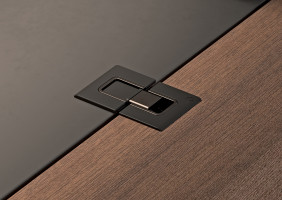 IF Kimana Skin, závěs naložený, spodní výklop, černý nikl