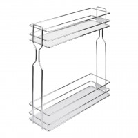 K-StrongWire dvojkoš 200 mm, celodrátěný, Push kuličkový výsuv