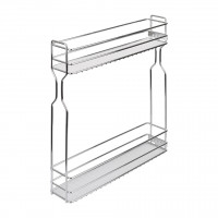 K-StrongWire dvojkoš 150 mm, celodrátěný, kuličkový výsuv bez tlumení