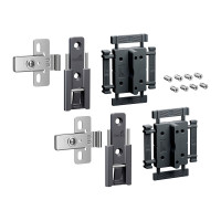 HETTICH 9339494 WingLine L new středové závěsy seřiditelné 2 ks, antracit