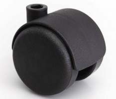 Kolečko plastové A50 50 mm čep M8 x 16