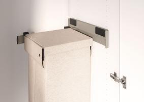 KES Conero, boční výsuvný koš na prádlo, 475mm, champagne gold