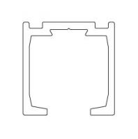 TERNO horní vedení 2660/A elox 2m