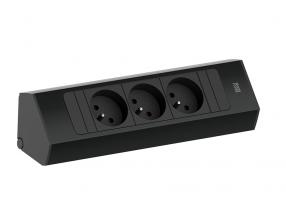 BACHMANN 932.101 Casia 2, 3x230V, černá RAL9005