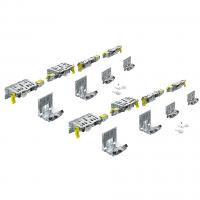 HETTICH 9278796 TopLine XL posuvné dveře sada pro 4 křídla,33mm,30-40mm/80kg