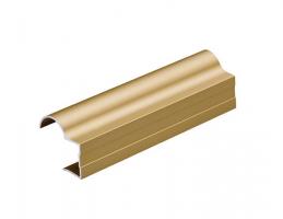 SEVROLL 06818 Focus II úchytová lišta 18mm 2,7m zlatá/mosaz
