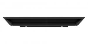 MARELLA DESIGN Narážecí úchytový profil Florida 380 středová černá matná