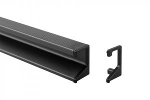 MARELLA DESIGN Otevřená koncovka profilu Florida P+L černá matná