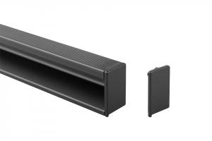 MARELLA DESIGN Uzavřená koncovka profilu Florida P+L černá matná