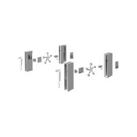 HETTICH 9196320 Atira DesignSide adaptér 176 mm stříbrný