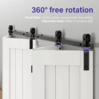 K-StrongLine Barnio fold posuvné skládací interiérové dveře 4 křídla, vč. vedení