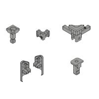 HETTICH 9360730 FurnSpin Cadro bez profilů sada bílá