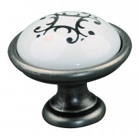 Marella Design knop Venice R starocín/porcelán motív