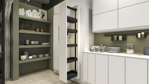 K-KES Dispensa, potravinová skříň, K-Line, antracit, 300/900-1300