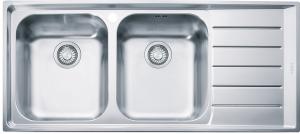 FRANKE Dřez NEX 621/2P 1160x510mm nerez