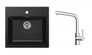 FRANKE Set T114Č SID 610 černá + FS 3230.031