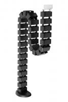 STRONG Vertikální kabelové vedení flexi 1260mm černá