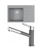 FRANKE Set G219ŠK CNG 611-78 TL/2 šedý kámen + FC 3055.084