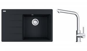 FRANKE Set G250MČ CNG 611-78 TL/7 černá matná + FS 3230.031