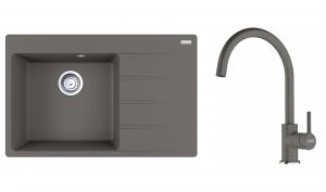 FRANKE Set G272ŠK CNG 611-78 TL/2 šedý kámen + FC 6018.084