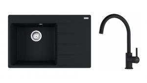 FRANKE Set G272MČ CNG 611-78 TL/2 černá matná + FC 6018.901