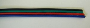 StrongLumio plochý RGB kabel (čtyřlinka)