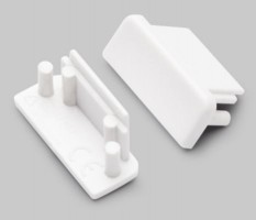 StrongLumio koncovky k liště Surface 10 bílá (pár)