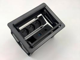 StrongPower elektrická zásuvka Wings Premium S 5, Francouszká, černá