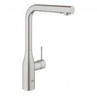GROHE 30270DC0 Baterie Essence L-výpusť s duální sprchou supersteel
