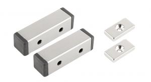 POZZOLI A56 dveřní zarážka s magnetem pro sklopné postelové kování