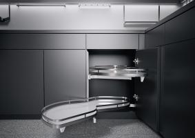 K-KES LeMans II, police a uchycení, Arena Style, bílá/chrom, L, 450/720-900