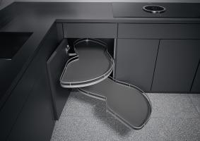 K-KES LeMans II, police a uchycení, Arena Classic, šedá/stříbrná, P, 500/600-750