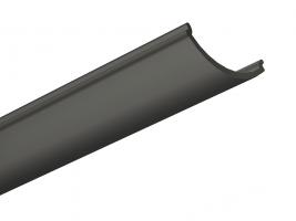 StrongLumio krycí lišta k LED profilům Angular naklapávací, 3030mm černá