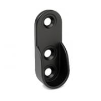 StrongWire držák šatní tyče oválné, D=15, černá