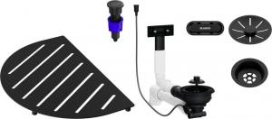 BLANCO 527994 Příslušenství dřezu Oovalon Components - černá matná