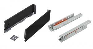 K-StrongMax 16 zásuvka H121/500mm push, černá