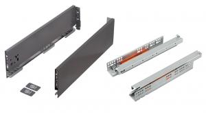 K-StrongMax 16 zásuvka H121/350mm push, šedá