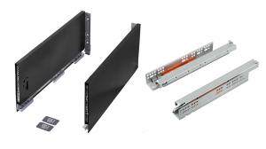 K-StrongMax 16 zásuvka H185/500mm push, černá