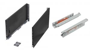 K-StrongMax 16 zásuvka H249/450mm push, černá