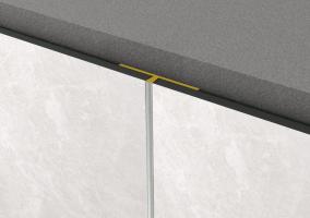 Rocko Tiles SLIM profil STŘÍBRNÝ 2,8 m