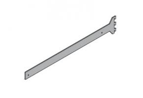 VERTIKO držák police 300x18mm tmavě hnědá